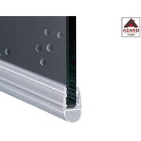 Guarnizione box doccia profilo ricambio trasparente pvc h 2 mt vetro 6-8 mm 