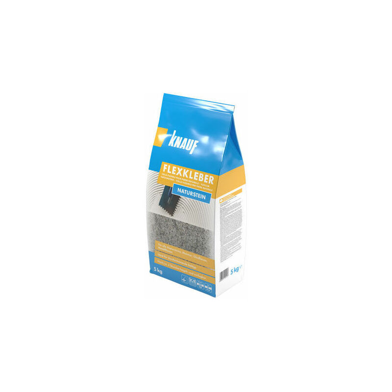 Knauf Fliesenkleber Flexkleber Naturstein 5 Kg
