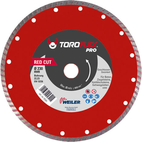 Weiler Turbo Red-Cut-Diamanttrennscheibe 115 x 2,2 mm