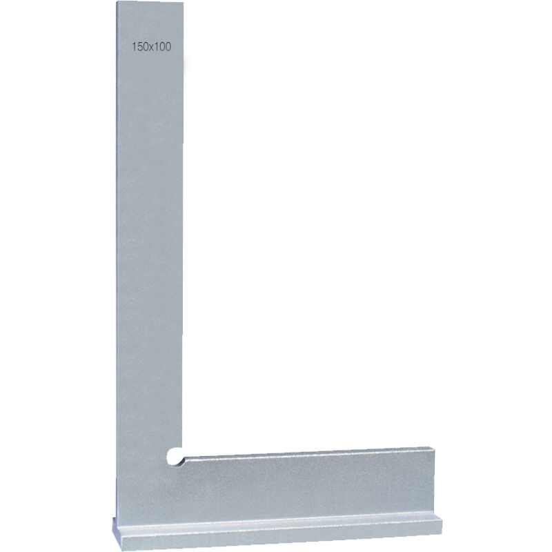 Stahlquadrat 90 Grad 100x70 mm mit Hut Fervi s051/100