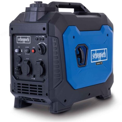 Benzin Stromerzeuger Inverter generator tragbar 3500W 4-Takt SCHEPPACH sg3500i