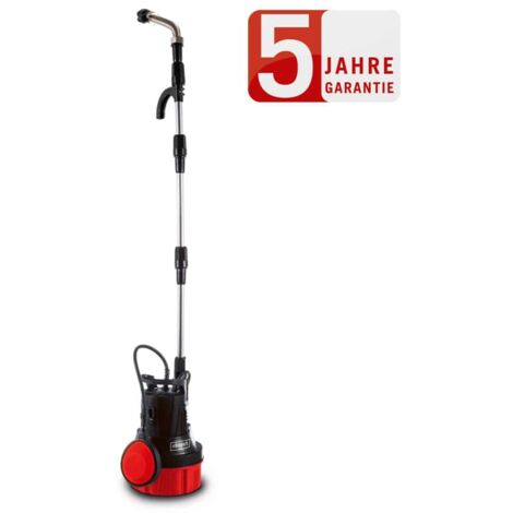 Scheppach Regenfasspumpe RBP350, 350 W, 5500 L/h Tauchpumpe mit Schmutzfilter