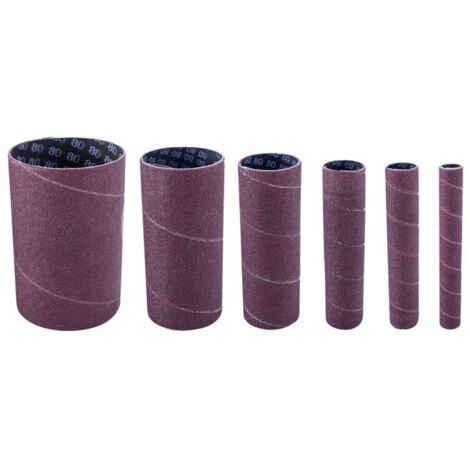Kit 6 Schleifhulsen Gr. 80 fur Spindelschleifer OSM100 und 600