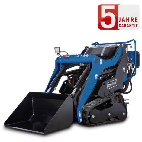 Kompakter Minilader mit Raupenfahrwerk 8,5 PS Tragkraft 200 kg Scheppach mkl730