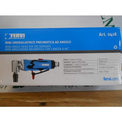 1/4" DRUCKLUFTSCHLEIFER DRUCKLUFT SCHLEIFER SCHLEIFMASCHINE FERVI 0414 