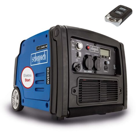 SCHEPPACH INVERTER STROMERZEUGER STROMAGGREGAT BENZINMOTOR GENERATOR SG3400i