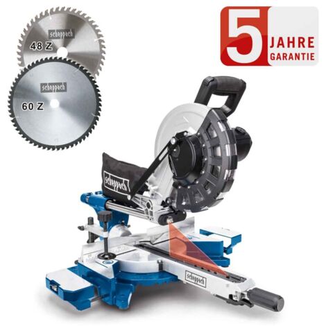 KAPP UND ZUGSÄGE 2000W Ø 255mm KAPPSÄGE SCHEPPACH HM254