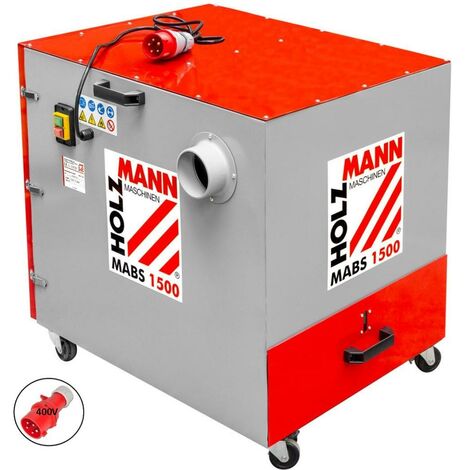 ABSAUGANLAGE FÜR METALLSPÄNE 1500W HOLZMANN MABS1500 400V