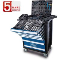 PREMIUM WERKSTATTWAGEN GEFULLT INKL. 70 TLG. WERKZEUGSET SCHEPPACH TW1100