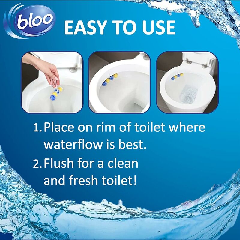 Bloo Toilet Blocks Limescale Prevention 2X50g