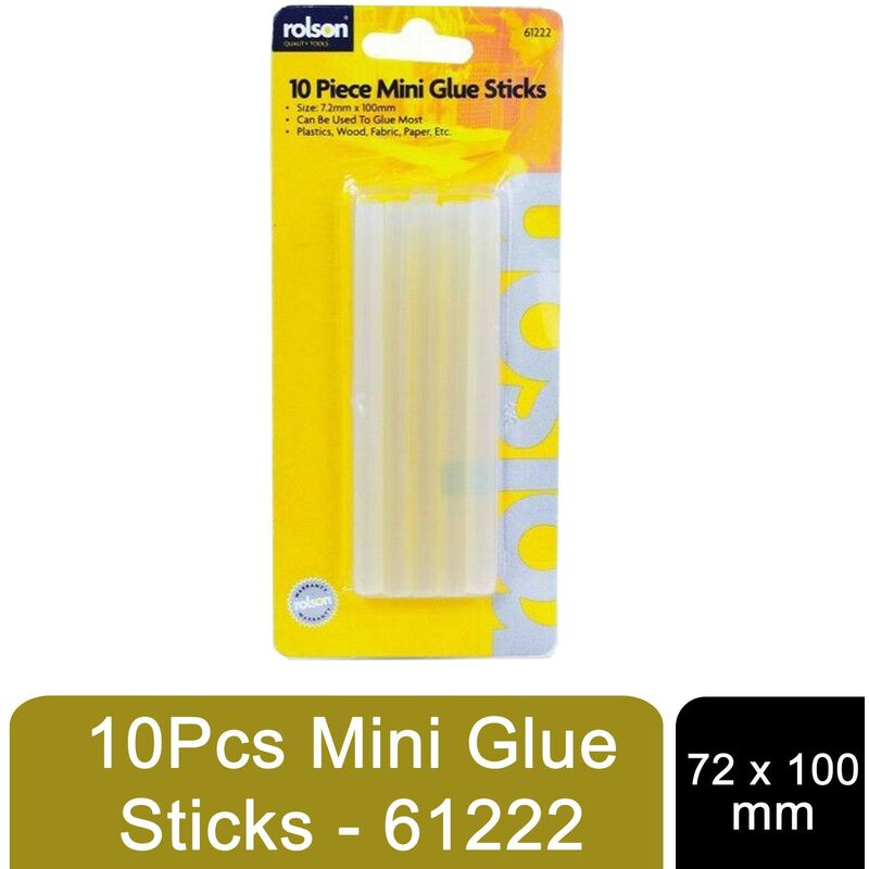 Mini Glue Sticks For Hot Melt Gun 7.2mm x 100mm Clear Adhesive