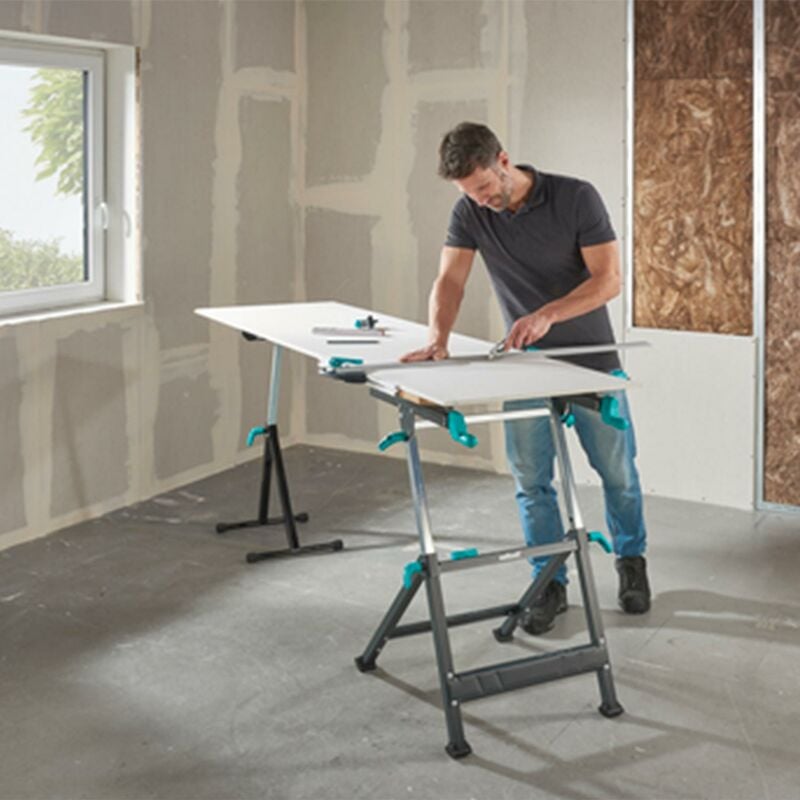 Masterforce adjustable store clamping work table