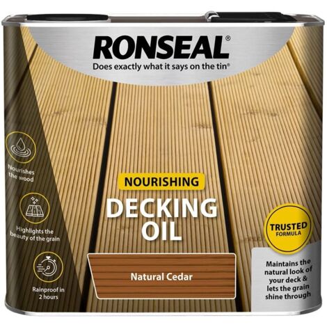 Decking Oil Natural Cedar 2.5 Litre RSLDONC25L