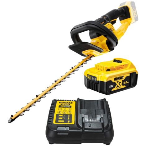 Dewalt DCMHT563P1 XR 55cm Garden Hedge Trimmer 25mm Capacity 18V 1 x 5.0Ah