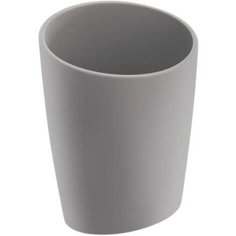 COSMIC Toothbrush Holder, Matt Grey, Unique Design, Soft Finish, Saku Collection