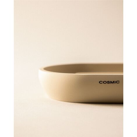 COSMIC Saona Soap Dish  Elegant Resin Sink Accessory for Bars in Blossom Color