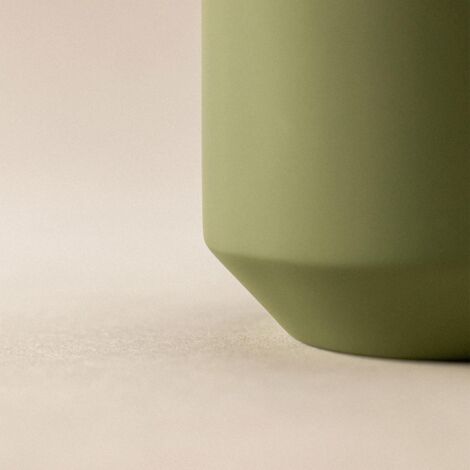 COSMIC Saona Toothbrush Holder Countertop, Round Basin Container Blossom Color