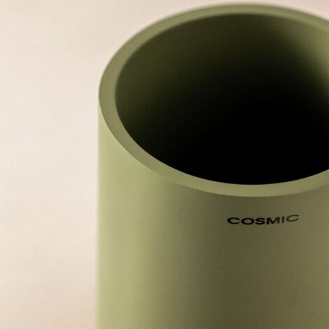 COSMIC Saona Toothbrush Holder Countertop, Round Basin Container Blossom Color