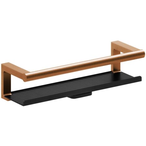 COSMIC Bathroom Shelf, Organizer, Brushed Copper PVD , Architect S+ Collection (1/5)