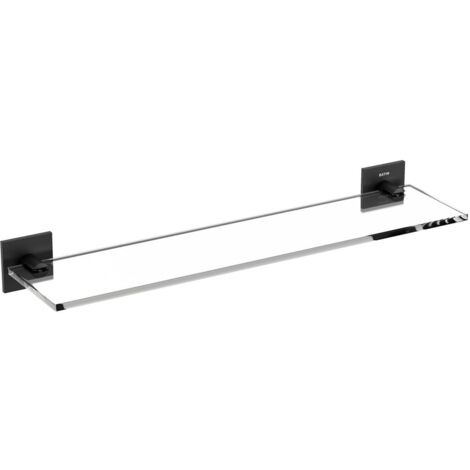 Cosmic Bathroom Shelf Matte Black Stick (40cm) (1/5)