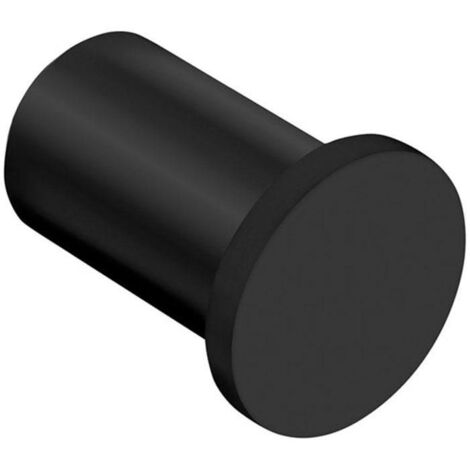 COSMIC Towel hook, Robe hook, Coat hook, Matt Black, Logic Collection (1/3)