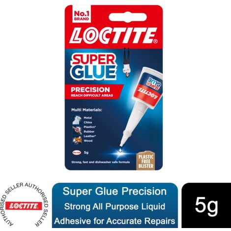 Loctite Super Glue Precision Durable & Extra Long for Multi Material, 5g (1/5)