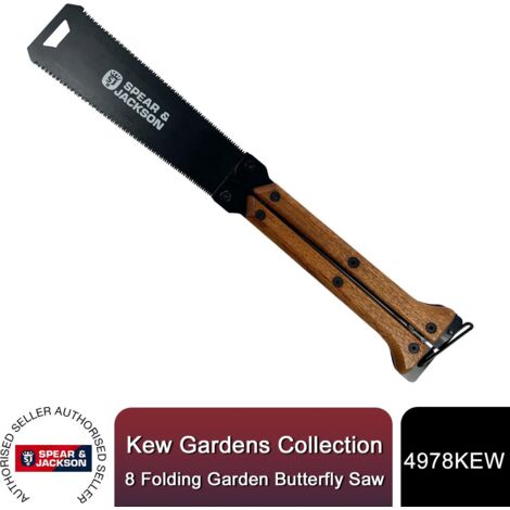 Spear & Jackson 4978KEW Kew Gardens Collection 8" Folding Garden Butterfly Saw