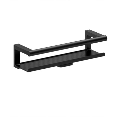 COSMIC Bathroom Shelf, Organizer, Glass Wiper Black PVD, Architect S+ Collection (1/5)