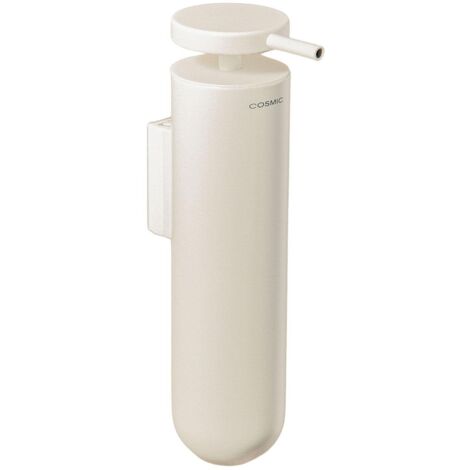 COSMIC Wall Mounted Soap Dispenser, 185ml Capacity, White, Geyser Collection (1/5)