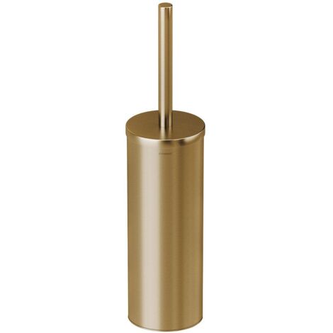 COSMIC Toilet brush & holder, Brushed gold PVD, LOGIC Collection (1/4)