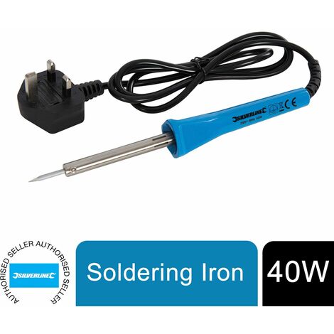 Silverline Soldering Iron Precision Point 40W Power Tools 263572