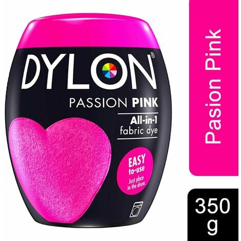 Dylon Passion Pink Fabric Dye Pod 350g