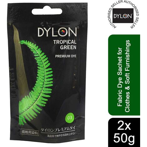 50gram DYLON Hand Fabric Dye Sachet for Clothes, Soft Furnishings