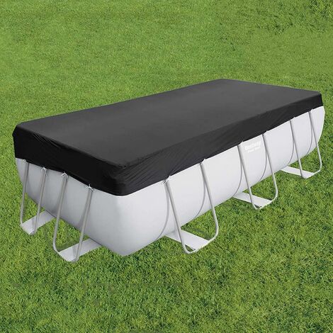 Bestway Flowclear Rectangular Black Power Steel PVC Tarpaulin, 396 x 185 cm