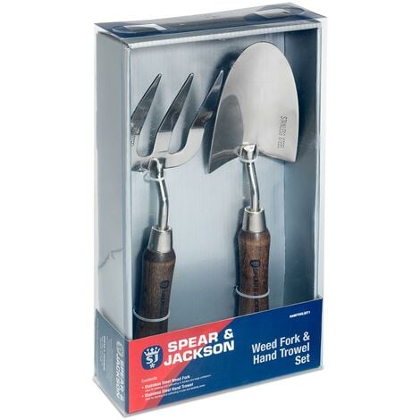 Spear & Jackson Gift Set of Trowel & Fork, Stainless Steel Hand Tools