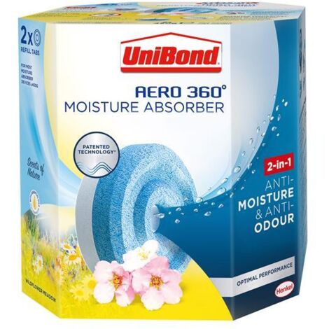UniBond Aero 360 Moisture Absorber Wildflower Meadow Refill Pack 2 UNI360RWILD (1/5)