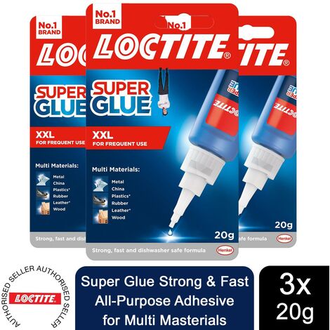 Loctite Super Glue 20g, All Purpose Liquid Adhesive for Repairs