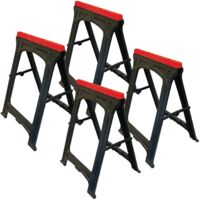 Faithfull Tools FAITRESTLESP Plastic Trestles w/ Non-Slip Rubber Feet - 2 Pair
