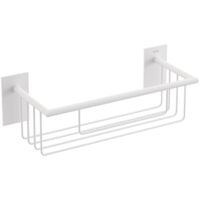 COSMIC Shower Caddy, 30cm, Self-adhesive, White, Anti-corrosion Stick Collection