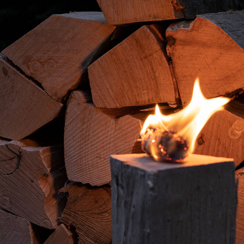Palette de 1st de bois de chauffage 33cm spécial barbecue - sec séchoirs -  prêt à l'emploi 