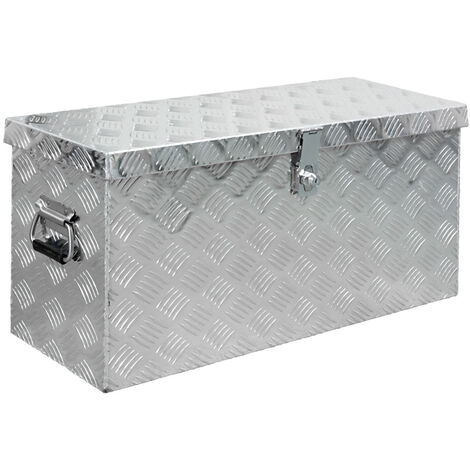 Truck Box Caisse de Transport Remorque Boîte à Outils Chequer Plaque en Alu D080 trucky
