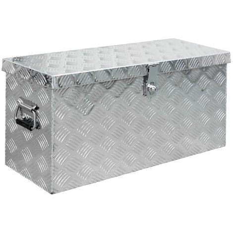 Truck Box Caisse de Transport Remorque Boîte à Outils Chequer Plaque en Alu D080 trucky