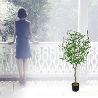 Olivier Artificiel 180cm En Pot - Fausse Plante Décorative Intérieur/Extérieur - CROSOFMI