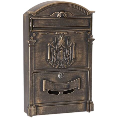 Cassetta Posta Esterno Decorata modello Regia - 40x24x8 Vari Colori - CILVANI - COLORE: BRONZO
