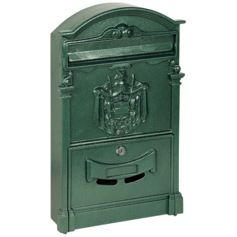 Cassetta Posta Esterno Decorata modello Regia - 40x24x8 Vari Colori - CILVANI - COLORE: VERDE