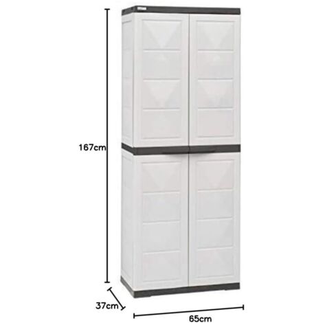 Armadio da esterno in resina portascope modello Leader Cilvani 65x37x167