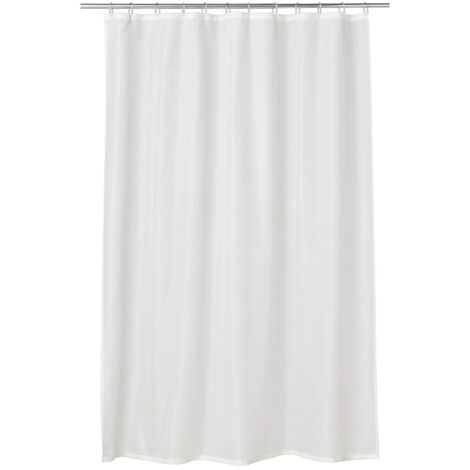 Tende Fiore Tenda Doccia 150x200 cm Bianco Tessuto in