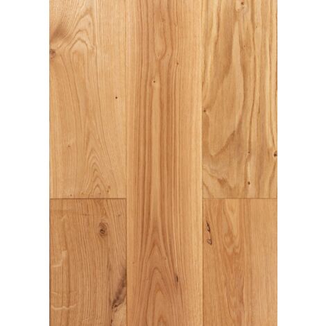 Parquet Massif Chêne - Ambassadeur - Naturel - verni - larg. 18 cm