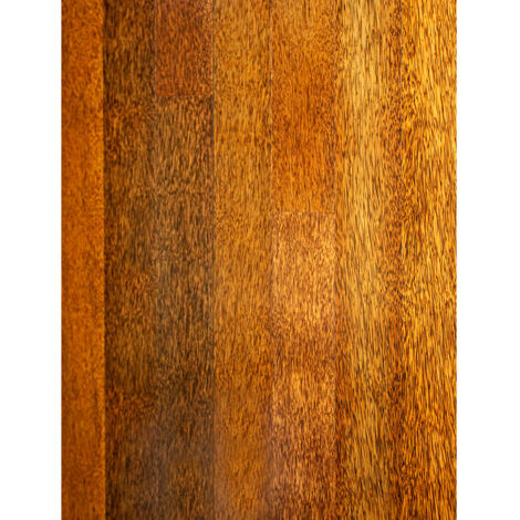 Naturasol – Parquet massif palmier verni 9 cm – Épaisseur 19 mm – Chanfrein 4 côtés – Compatible pièces humides – Résistant aux impacts