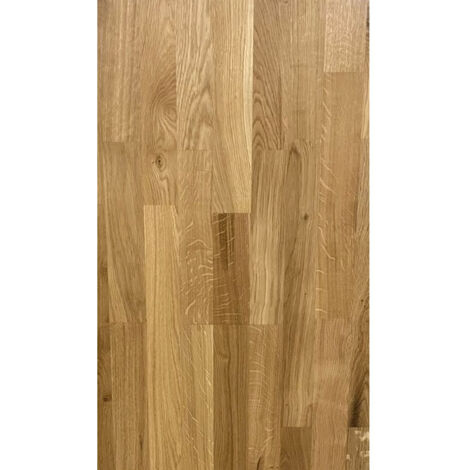 Parquet Contrecollé-Chêne 3 Frises-Varenne- Verni Naturel-Classique